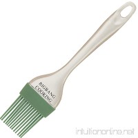 Silicone Pastry Brush Green By Big Bang Cooking - the Perfect Baster or Basting Olive Oil  Butter  BBQ Sauce  Honey on Your Meat  Vegetables  Cake and Pastries - Brushing Will Never Be That Easy with Its Perfect Sized Bristles and Comfortable Handle - B00VH7W0QC